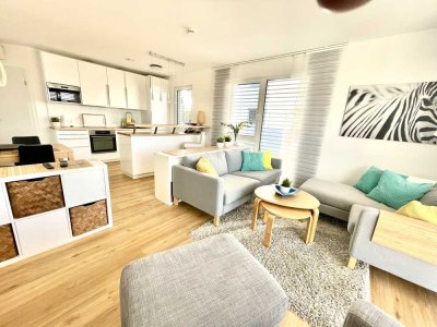 Exklusive, voll möblierte 2-Zimmer-Wohng mit gehobener Innenausstattung und Einbauküche in Ehningen