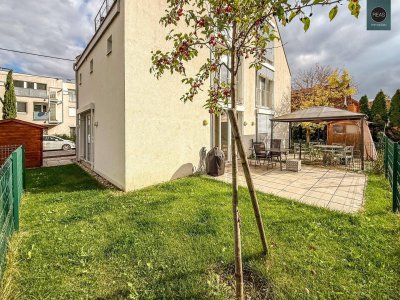 Provisionsfrei: Sehr gut ausgestattete Doppelhaushälfte mit Garten beim Theresa-Tauscher-Park! 5 Min. zum Donau Zentrum. 10 Min. zur UNO City. Parkplatz verfügbar!