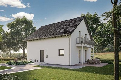 Dieses Mehrgenerationenhaus vereint zwei Wohnungen unter einem Dach. Unser TrendStyle 16.0.S als Aus