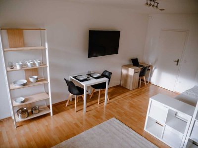 Top 1-Zimmer Wohnung mit Balkon und Tiefgarage