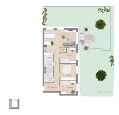 4,5 Zimmerwohnung - Familienglück mit Gartenparadies: Wo Wohnträume wahr werden