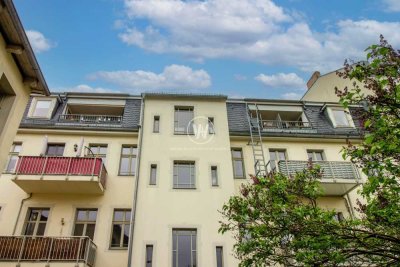 Keine Käuferprovision: Kleine DG-Wohnung in Babelsberg mit EBK, Balkon, gut vermietet
