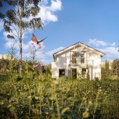 Baugrundstück mit Neubau - Einfamilienhaus in schöner Lage