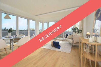 RESERVIERT: Provisionsfrei vom Eigentümer: Neubau-Penthouse-Wohnung mit großzügiger Dachterrasse