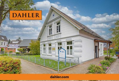 Denkmalgeschütztes teilrestauriertes Stadthaus unweit des Elbdeichs