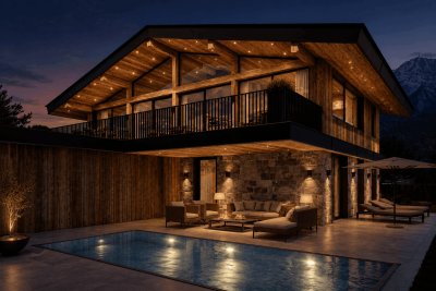 Alpine Eleganz mit Pool und Kaiserpanorama