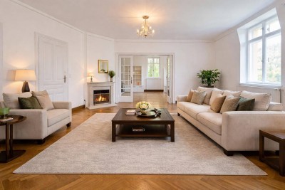 Family-friendly villa floor with 220 square meters, a terrace, and a granny flat!