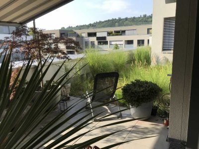 Grüne Höfe:  Hochwertig ausgestattete 4,5 Zimmer Penthouse Wohnung in Esslingen