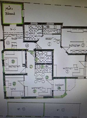 In ruhiger Lage! 3-Zimmer Wohnung mit Balkon in Plüderhausen