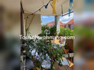 Tauschwohnung: 3-Zimmer mit großem Balkon gg. Wohnung/Haus mit Garten