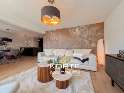 Hochwertig sanierte 3-Zimmer-Wohnung mit Loggia und stilvoller Ausstattung
 in Oberstaufen im Allgä