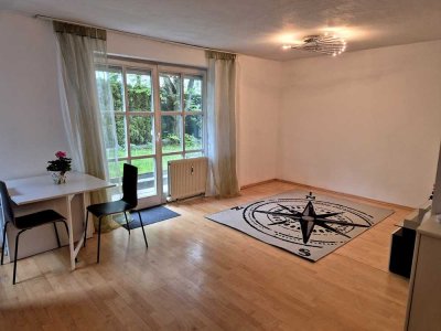 2 Zi-Whg teilmöbliert von Privat,  2-rm flat part-furnished