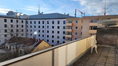1 Zimmer einer 200 qm Dachterrassenwohnung