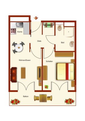 Betreutes Wohnung in Karlsruhe - Durlach