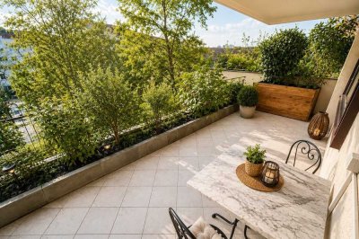 Großzügige 2-Zimmer-Wohnung mit 86 m², großer Süd-/West-Terrasse & TG in Baden-Baden