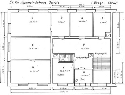 Großzügige 6-Zimmer-Wohnung in Ostritz mit Garage und Garten