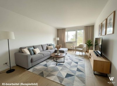 Stilvoll wohnen in Bestlage: 96m² möbliert mit Loggia &amp; Kahlenbergblick Nähe Olympiapark | Obkirchergasse