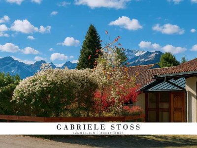 Bestlage: 2 Häuser? 2 Grundstücke? 1 Preis! 1 Traum! Alpines Juwel, 4 Garagen, schöner Garten!