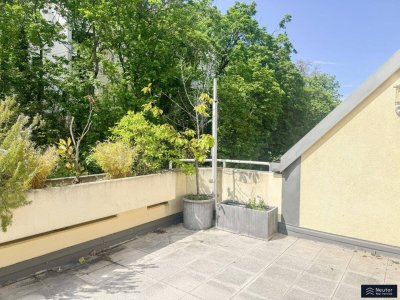 CHARMANTE DACHGESCHOSS MAISONETTE MIT TERRASSE IM BEGEHRTEN 19. BEZIRK - PERFEKTE VERKEHRSANBINDUNG