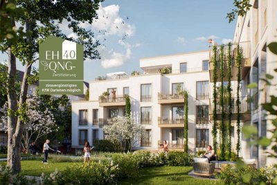 3-Zimmer-Neubauwohnung im Effizienzhaus 40 mit QNG, Terrasse und Privatgarten in Stuttgart-West!