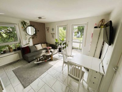Gepflegte, helle 2-Zimmer-Wohnung in Großbettlingen mit Balkon