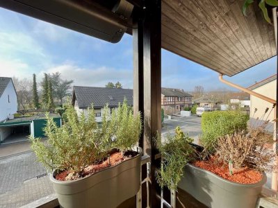 Lichtdurchflutete Etagenwohnung mit Balkon und Charakter eines Hauses - kleine Einheit, ruhige Lage