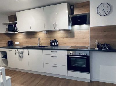 Exklusive, vollständig renovierte 3-Raum-Wohnung mit Balkon in Uttenweiler