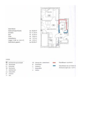 Stilvolle, in 2021 hergestellte 2-Zimmer-Wohnung mit Loggia "Parkside" München-Gronsdorf
