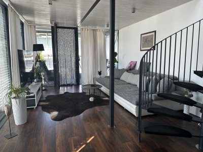 Geschmackvolle 2,5-Raum-Maisonette-Wohnung mit gehobener Innenausstattung mit EBK in Stetten