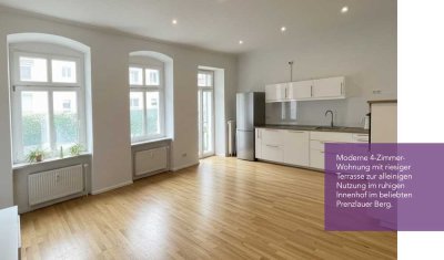 4 Zimmer-Terrassen-Wohnung in Berlin-Prenzlauer Berg
