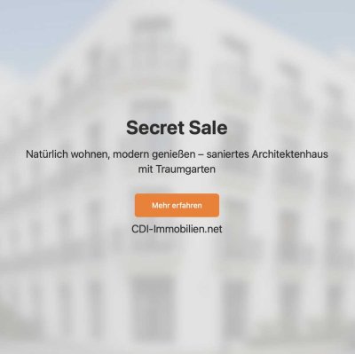 Natürlich wohnen, modern genießen – saniertes Architektenhaus mit Traumgarten