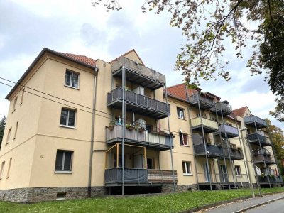 Ab 1.7.! Helle 3-Raumwohnung mit zwei Balkonen und Stellpl. in Zwickau