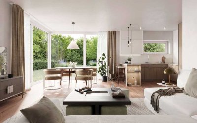 Exklusive Neubau-Maisonettewohnung mit Ausrichtung zum Alsterlauf und privatem Garten!