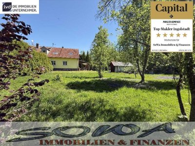 Attraktives Einfamilienhaus mit Erweiterungspotential und großzügigem Garten und Waldfläche in We...