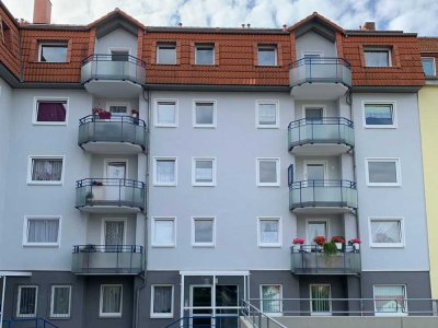 Vermiete 1-Raum-Wohnung in Halberstadt im 1. OG mit Balkon