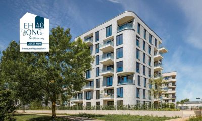 Neubauwohnung zum Kauf: ~117 m² Wohnfläche mit 2 Bädern und Privatgarten direkt am See in Heerdt