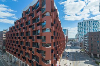 Exklusive „HafenCity-Perle“ mit Süd-Westausrichtung und spannenden Weitblicken // Community-Features