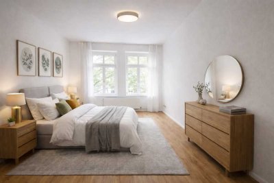 ❄️ NEU! Frisch renovierte 4-Raum-Wohnung | moderne Einbauküche | mit Balkon | Stellplatz möglich ❄️