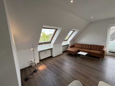 1-Zimmer Appartment möbliert mit Balkon & Küche in Bestlage von Meerbusch-Büderich
