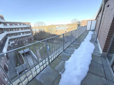 Gut ausgestattete 4 Zi.-Neubauwohnung mit Dachterrasse
