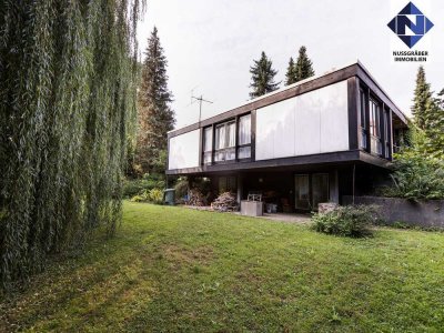 Wohnambiente der besonderen Art - Architektenhaus mit Blick zum Hohenneuffen