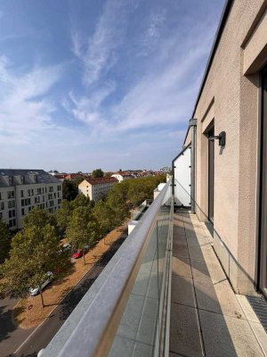 * Penthouse im SÜDEN *NEUBAU * 2 Zimmer * frei 12/25 *  2x Terrasse * Fußbodenheizung *