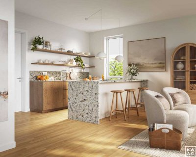 Gartenwohnung: 2-Zimmer-Neubau