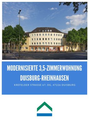 Modernisierte 3,5 Zimmerwohnung - Duisburg Rheinhausen