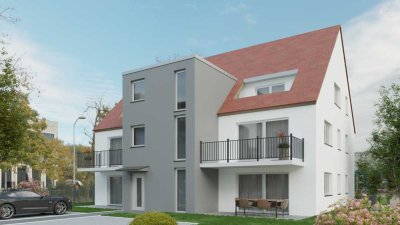 Zentrumsnahes Wohnen in Balingen-Frommern / 3-Zimmer-Neubauwohnung im 1. OG und EG