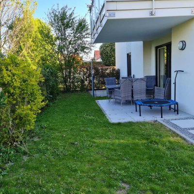 Exklusive 4 ZKB-Wohnung mit Gartenanteil in ruhiger Lage