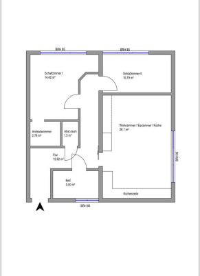 Moderne Wohnung in zentraler Lage von Rheda-Wiedenbrück zu vermiete