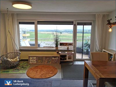 Schicke 3-Zimmer-Wohnung über den Dächern von Illingen