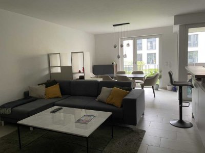 Geschmackvolle 3-Zimmer-Erdgeschosswohnung mit Balkon und Einbauküche in Tübingen