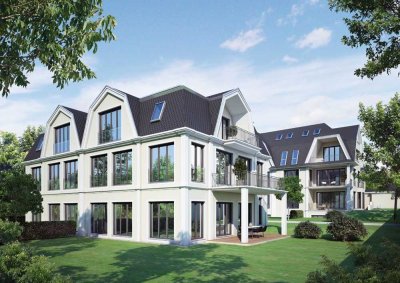 Einzigartiges Penthouse mit Dachterrasse in Gartenvilla, Bogenhausen, München
